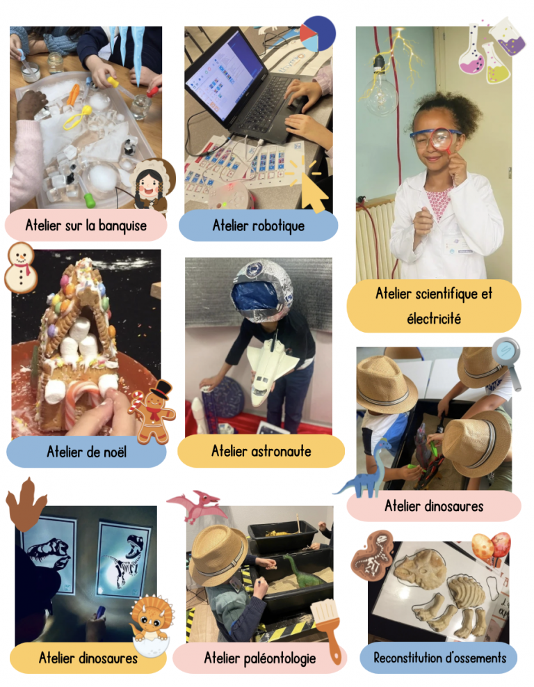 Enfants participant aux Ateliers des Explorateurs Dys’UP