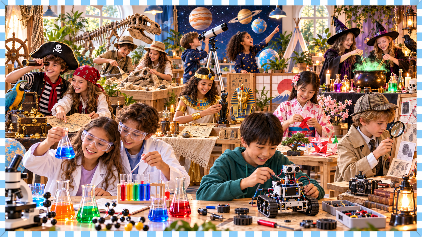 Enfants explorant l’astronomie pendant une Journée Dys’UP