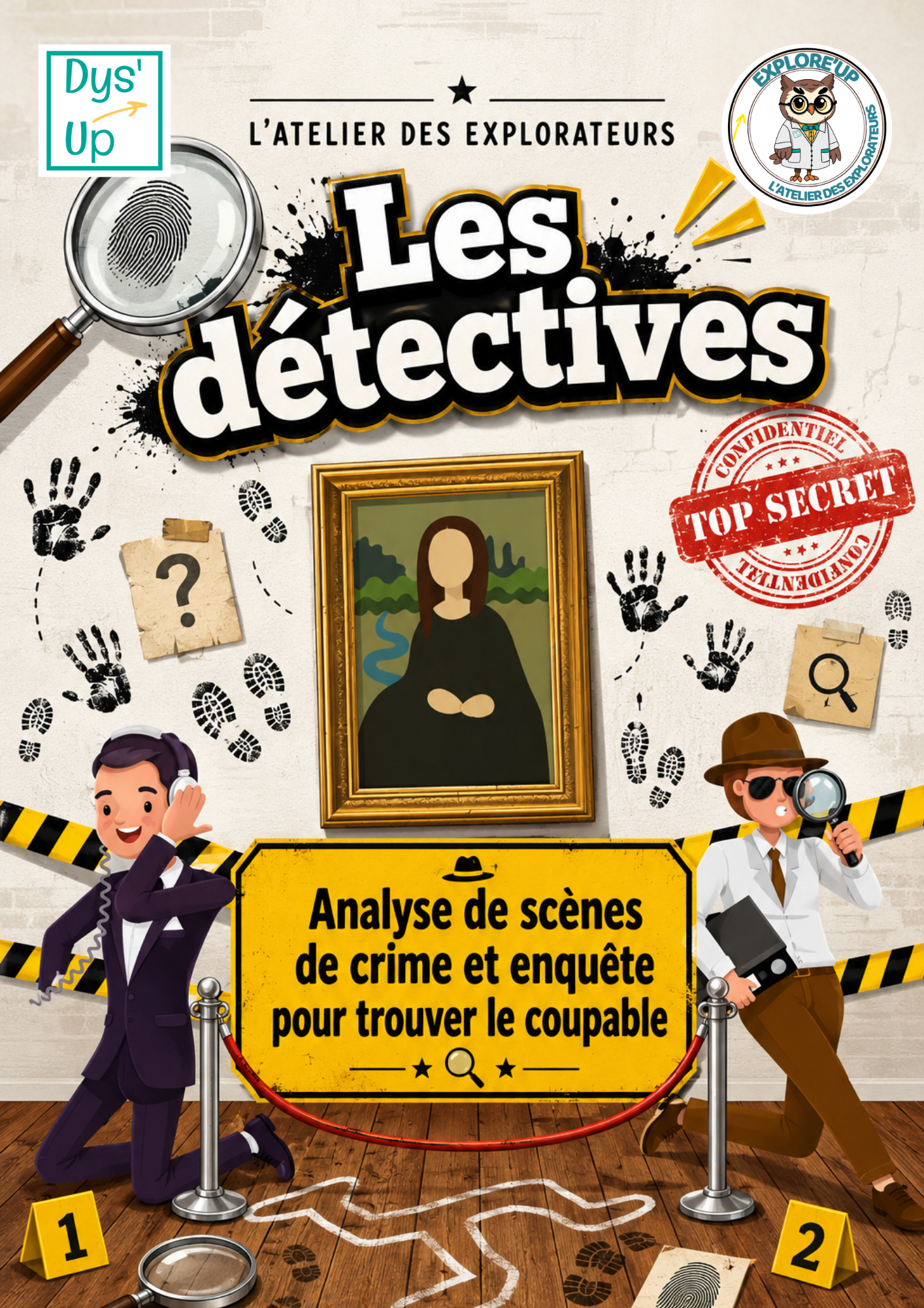 Thème anniversaire Les détectives, dès 5 ans