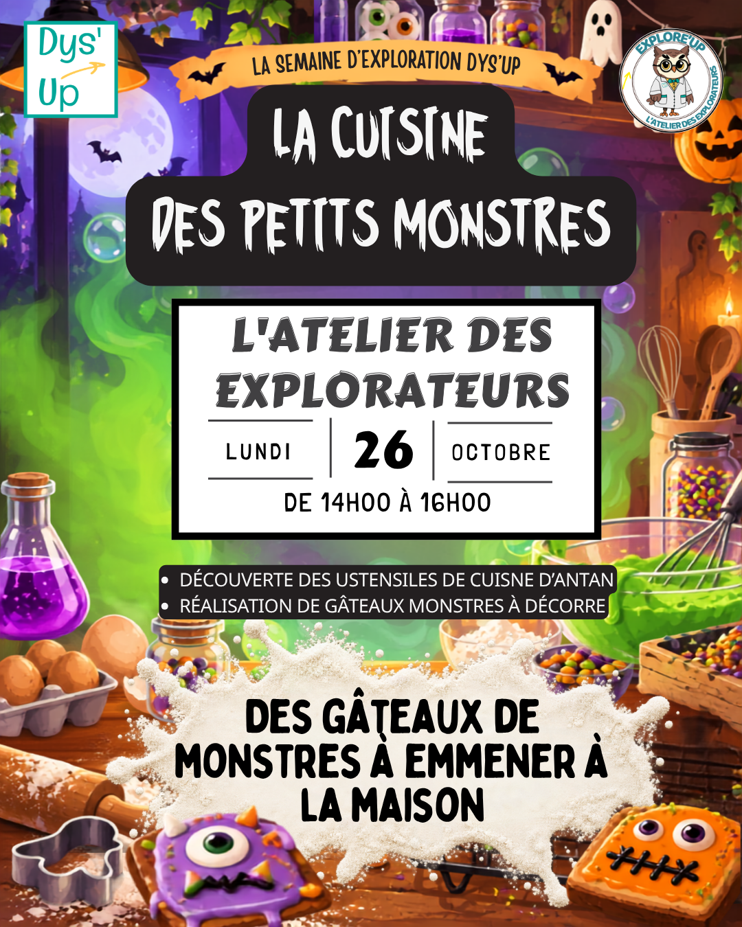 Cuisine des petits monstres