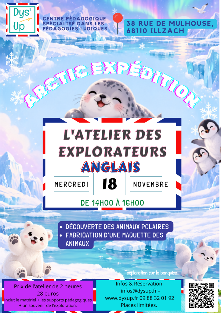 Arctic Expedition — 18 novembre 2026 · 14 h–16 h · Dys’UP Illzach