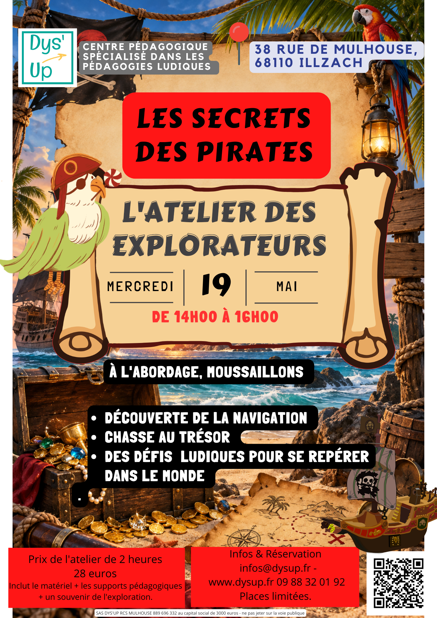Affiche Les secrets des pirates