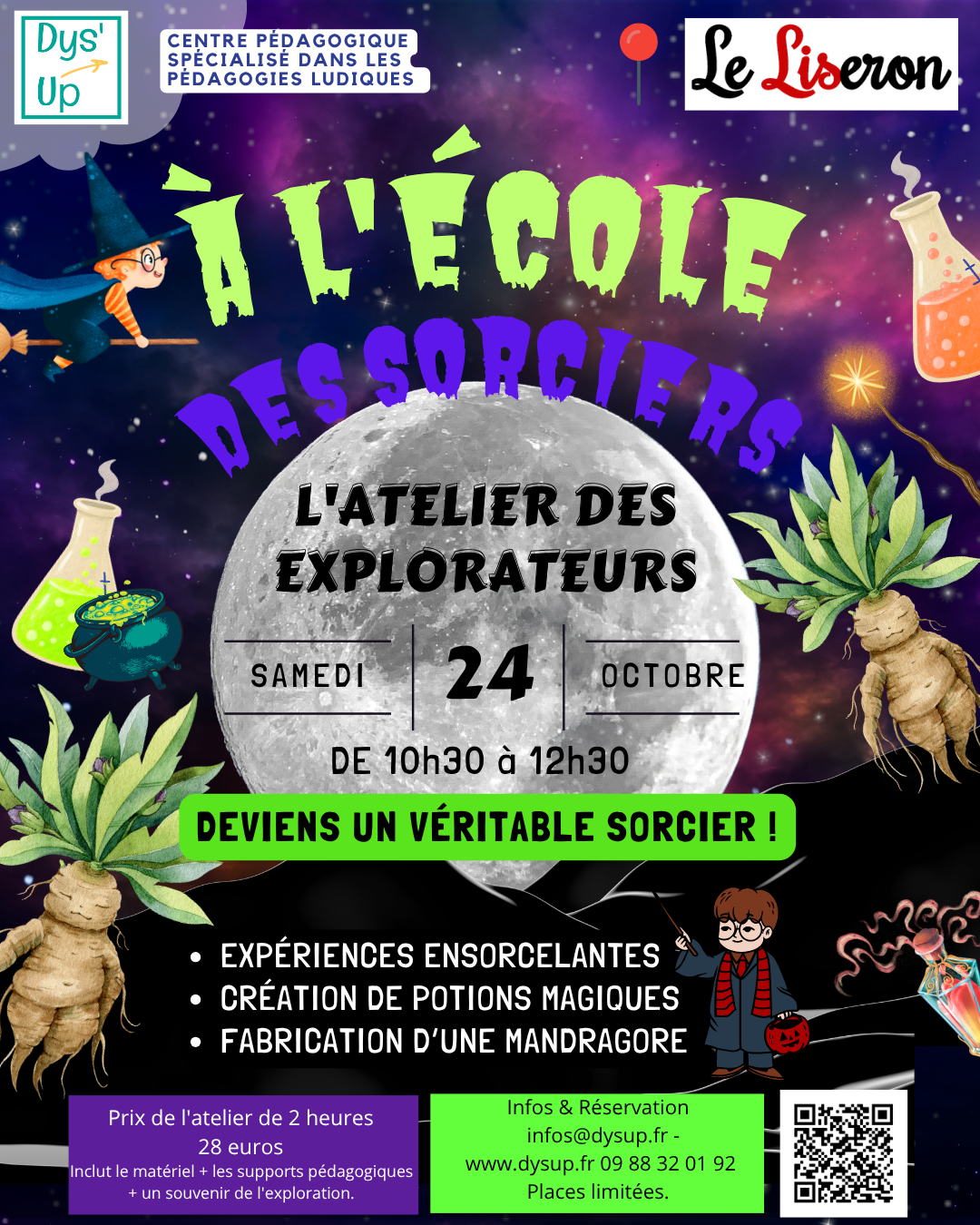 Affiche À l’école des sorciers